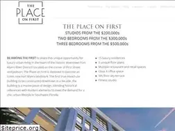 Sites similar to theplaceonfirst.com