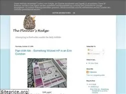 Sites similar to theplannershedge.blogspot.com
