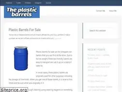 Sites similar to theplasticbarrels.com