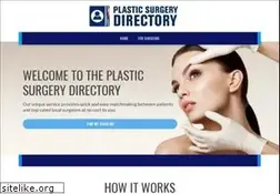 Sites similar to theplasticsurgerydirectory.com