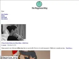 Sites similar to theplaygroundblog.com