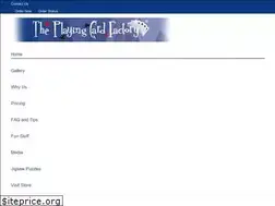 Sites similar to theplayingcardfactory.com