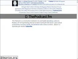 Sites similar to thepodcast.fm