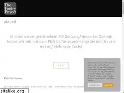 Sites similar to thepoetryproject.de