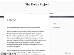 Sites similar to thepoetryprojectsite.wordpress.com