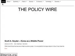 Sites similar to thepolicywire.com
