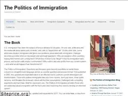 Sites similar to thepoliticsofimmigration.org