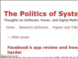 Sites similar to thepoliticsofsystems.net