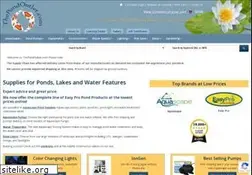 Sites similar to thepondoutlet.com
