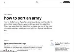 Sites similar to thepoorcoder.com
