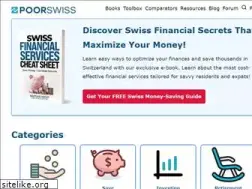 Sites similar to thepoorswiss.com