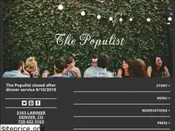 Sites similar to thepopulistdenver.com