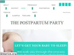 Sites similar to thepostpartumparty.com