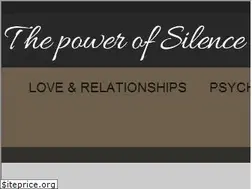 Sites similar to thepowerofsilence.co