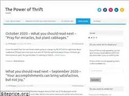 Sites similar to thepowerofthrift.com