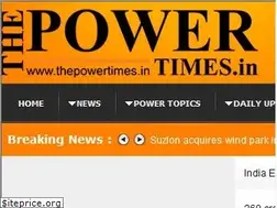 Sites similar to thepowertimes.in