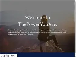 Sites similar to thepoweryouare.com