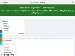 Sites similar to theprayertimings.com
