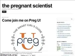 Sites similar to thepregnantscientist.com