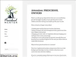 Sites similar to thepreschoolmentor.com