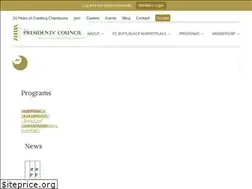 Sites similar to thepresidentscouncil.com