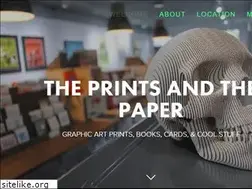 Sites similar to theprintsandthepaper.ca