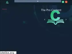 Sites similar to theprocontent.com