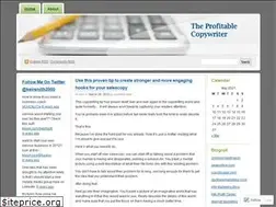Sites similar to theprofitablecopywriter.wordpress.com