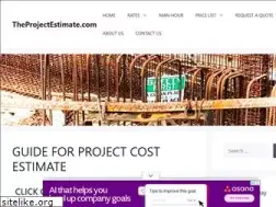 Sites similar to theprojectestimate.com