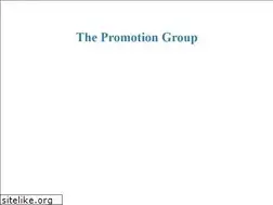 Sites similar to thepromotiongroup.com