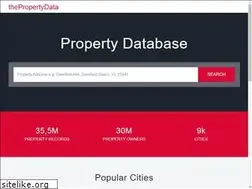 Sites similar to thepropertydata.com