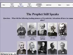 Sites similar to theprophetstillspeaks.co.uk