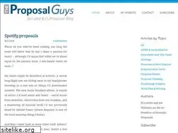 Sites similar to theproposalguys.com