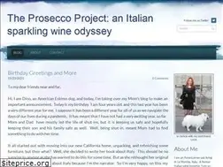 Sites similar to theproseccoproject.com