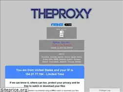 Sites similar to theproxy.biz