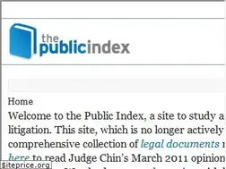Sites similar to thepublicindex.org