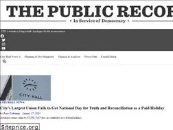 Sites similar to thepublicrecord.ca