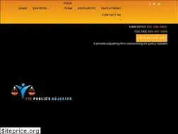 Sites similar to thepublicsadjuster.com