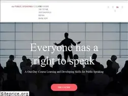 Sites similar to thepublicspeakingcourse.com