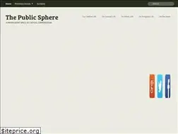 Sites similar to thepublicsphere.com