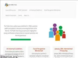 Sites similar to thepublicvoice.org