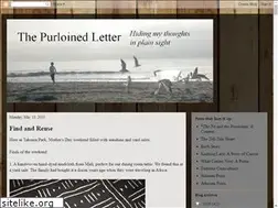 Sites similar to thepurloinedletter.blogspot.com