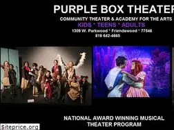 Sites similar to thepurpleboxtheater.com