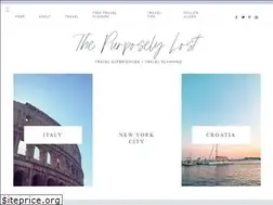 Sites similar to thepurposelylost.com
