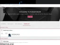 Sites similar to thepurseforum.com
