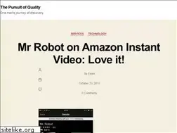 Sites similar to thepursuitofquality.co.uk