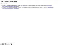 Sites similar to thepythongamebook.com
