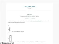 Sites similar to thequantmba.wordpress.com