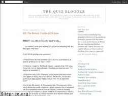 Sites similar to thequizblogger.blogspot.com