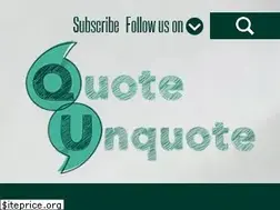 Sites similar to thequoteunquote.com